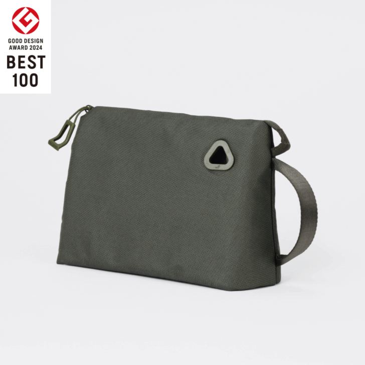 uF STAND POUCH L OLIVE KHAKI / スタンドポーチ Lサイズ オリーブカーキ