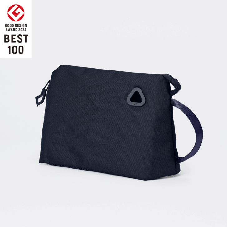 uF STAND POUCH L NAVY / スタンドポーチ Lサイズ ネイビー