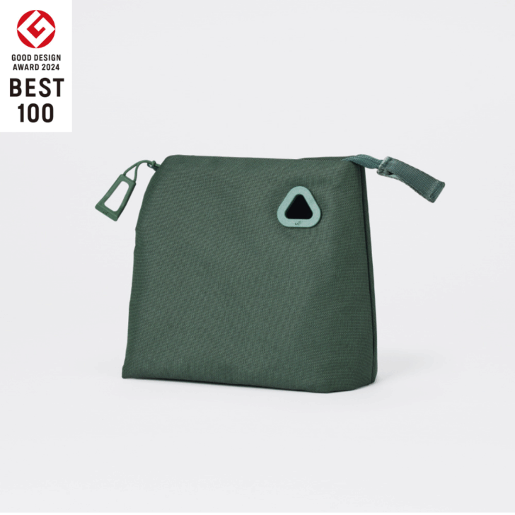 uF STAND POUCH M FOREST GREEN / スタンドポーチ Mサイズ フォレストグリーン