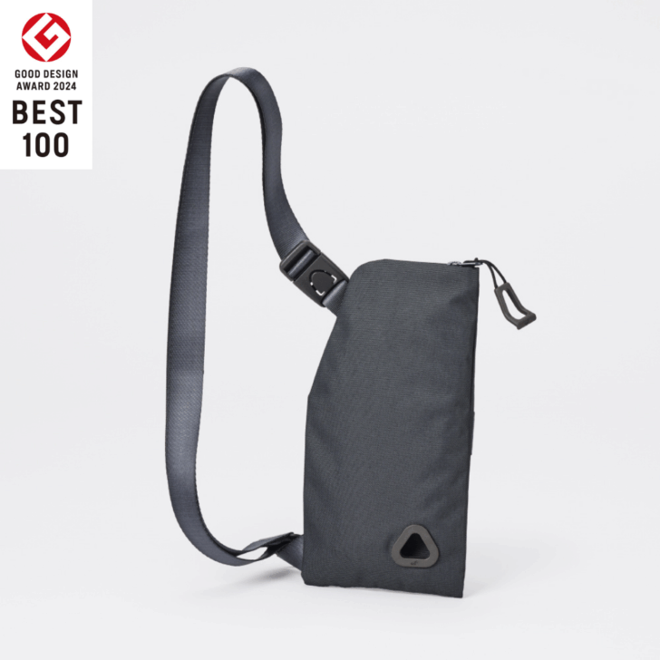 uF MOBILE POUCH CHARCOAL GRAY / モバイルポーチ チャコールグレー