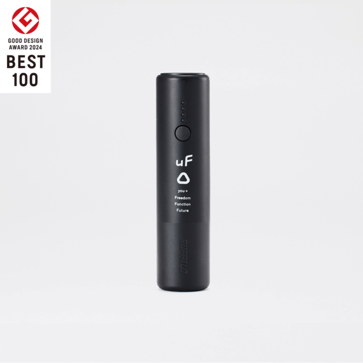 uF MOBILE BATTERY BLACK / モバイルバッテリー ブラック