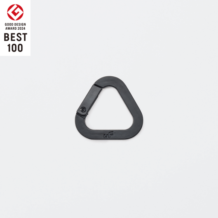 uF CARABINER BLACK / カラビナ ブラック